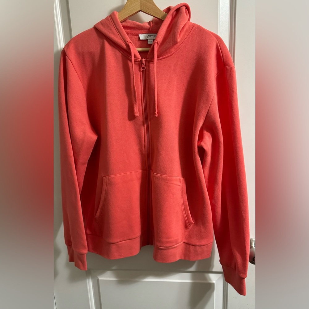 Style & Co. Women's Coral Hoodie Sweater